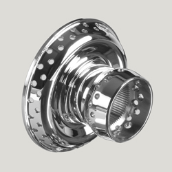 XW457/XW459 Chrome Centre - 72 Spoke